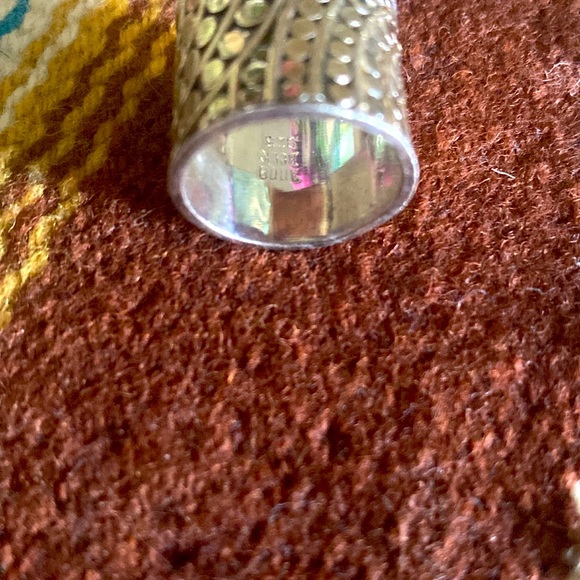 Anna Beck Gold and Silver Spiral Ring - Picture 3 of 3